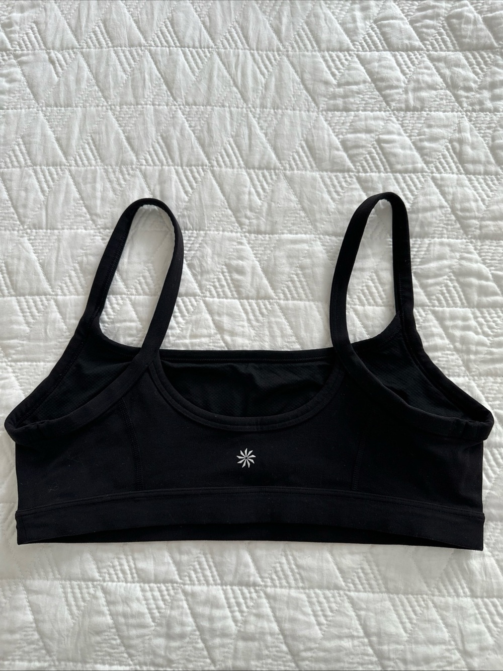 Athleta Black Sports Bra Size M Athletic Yoga Gym Activewear